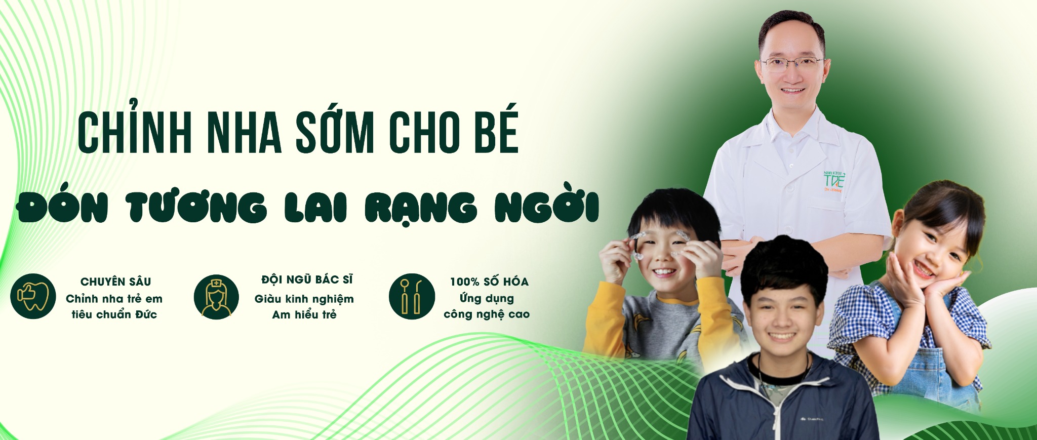 Chỉnh nha sớm cho bé - Đón tương lai rạng ngời tại Nha Khoa Trẻ