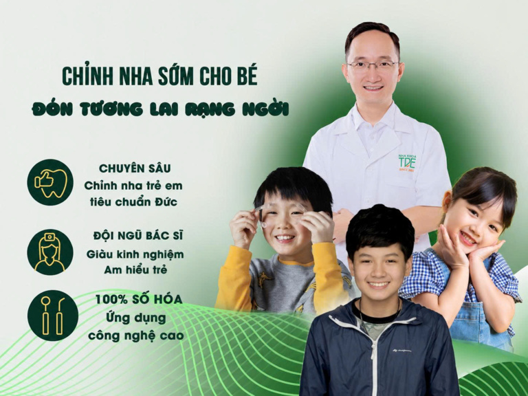 Chỉnh nha sớm cho bé - Đón tương lai rạng ngời tại Nha Khoa Trẻ