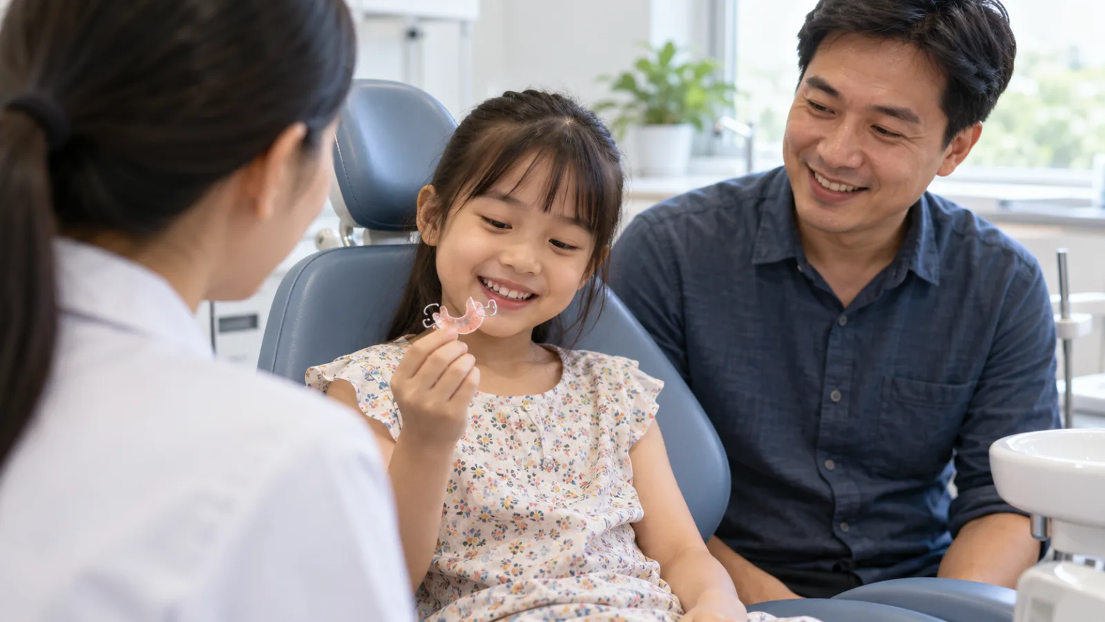 Bác sĩ tư vấn chỉnh nha sớm cho trẻ 8 tuổi bằng khí cụ tháo lắp